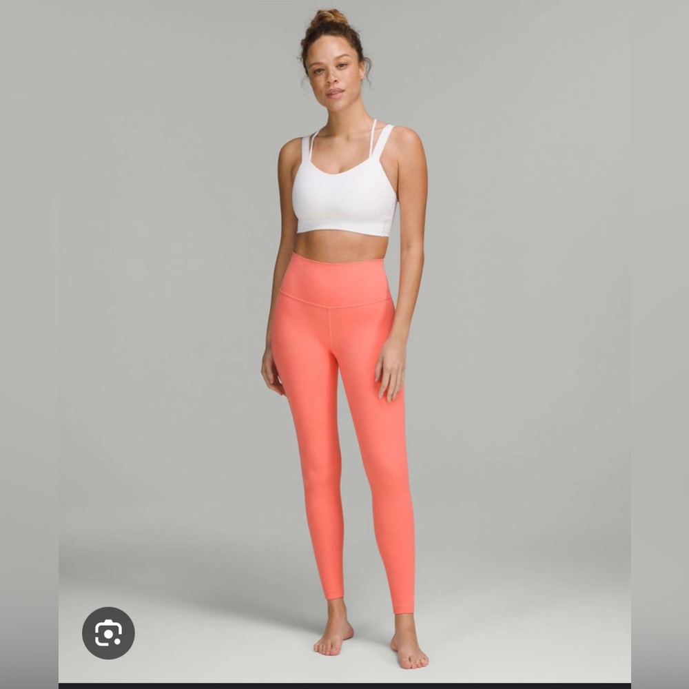 lululemon align leggings Nulu size 4 pale raspberry 25" inseam